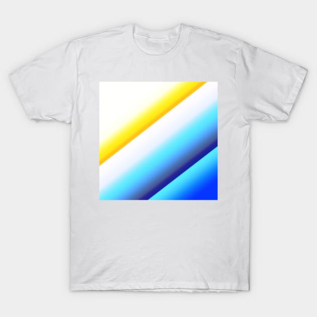 white yellow blue abstract texture T-Shirt by Artistic_st